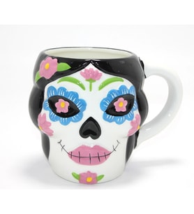 Day Of The Dead Şeker Kurukafa Tasarımlı Seramik Kupa Bardak