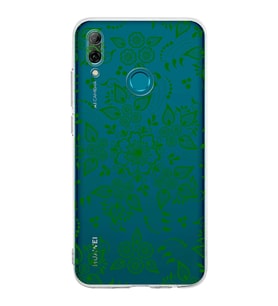 Huawei P Smart 2019  Kamera korumalı Kapak Nostalji Desen Tasarımlı  Şeffaf Kılıf