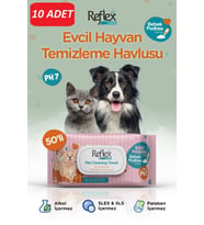 Reflex Care Evcil Hayvanlar İçin Çok Amaçlı Hijyenik Temizleme Havlusu 50’li – B