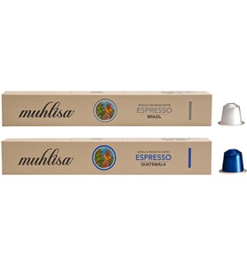Muhlisa Espresso Kapsül Kahve 2 Kutu Brazıl, Guatemala (20 KAPSÜL) %100 Arabica