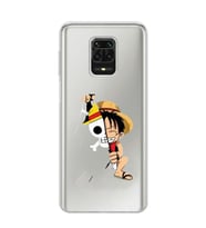 Xiaomi Redmi Note 9S - Redmi Note 9 PRO Uyumlu One Piece Luffy Tasarımlı Şeffaf Telefon Kılıfı