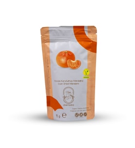 Shemsana Fırında Kurutulmuş Mandalina 15 gr Şekersiz Katkısız Meyve Kurusu