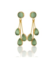 Kadir Jewellery 22 Ayar Altın Kaplama Vintage Küpe -El İşçiliği Ve Hipoalerjenik Küpe