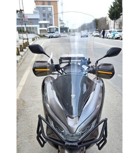 MOTOCAM Honda PCX Ön Cam 2018-2020 Model 83cm Şeffaf Renkli 4mm UZUN
