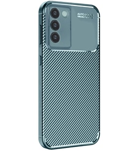 Newface Vivo V30 Lite 4G Kılıf Auto Focus Karbon Kapak - Koyu Yeşil