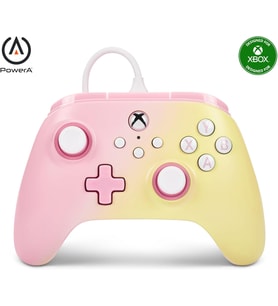 Powera Xbox Series XS Için Advantage Kablolu Oyun Kumandası - Pink Lemonade