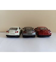 3'lü Set Nissan GTR R35 1/36 Ölçek Çek bırak(ÖZEL PLAKALI)