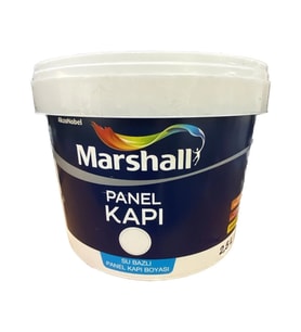 MARSHALL SU BAZLI PANEL KAPI BOYASI BEYAZ 2.5 LT