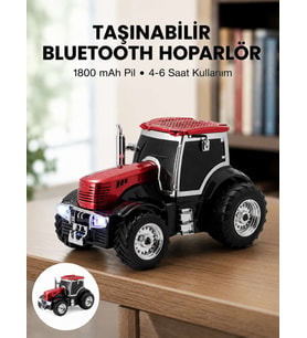 Taşınabilir Nostaljik Araç Tasarımlı Bluetooth Hoparlör