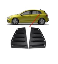 Volkswagen Golf 8 Cam Izgarası Cam Vizörü Havalandırma 2'Li