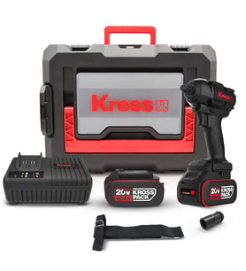 Kress KH275 20Volt/4.0Ah Li-ion Çift Akülü 500Nm Kömürsüz Profesyonel Şarjlı Somun Sıkma