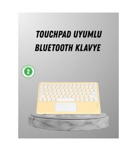 Sessiz Tuşlu Bluetooth Klavye Android iOS ve Windows Uyumlu