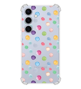 PrintiFy Samsung Galaxy S24 Plus Uyumlu Water Color 6 Baskılı Şeffaf Köşe Korumalı Antişok Kılıf
