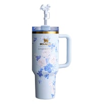 Stanley Quencher H2.0 FlowState Yalıtımlı Bardak 40 oz 1,18 Lt Rose Quartz 2.0 (Ebru Mavi)