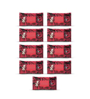9 Paket Red Rose Islak Havlu Mendil 90 Adet Kapaklı Gül Kokulu