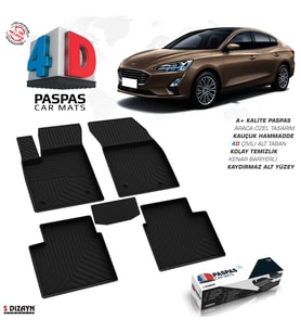 Ford Focus 4 SD 4D Havuzlu Paspas 2018 ve Üzeri A+Kalite