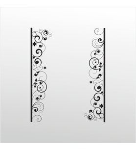 Folyo Sticker Desen 200cm Uzunluk (Karışık)