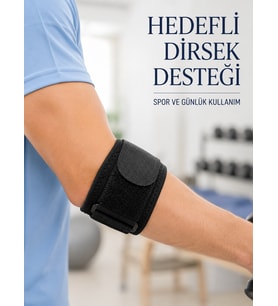 Sporcu Dirsek Bandı Tenisçi Golfçü Dirseği İçin Epikondilit Bandajı