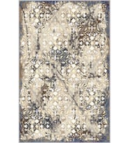 Eliana Home Baskılı, Yıkanabilir Kaymaz Taban Salon Halısı LNA1353-HT378 100x150 cm (Bej)