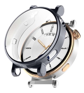 Sneezy Huawei Watch Gt4 41mm Tpu Yumuşak Silikon Kasa Ve Ekran Koruyucu (Füme)