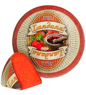 Landana İthal Gouda Peyniri Taze Fesleğenli Kırmızı Gouda 500 g e