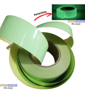 Fosforlu (fotolümen) Şerit Bant Folyo-lümen Folyo 5cm X 1m