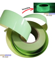 Fosforlu (fotolümen) Şerit Bant Folyo-lümen Folyo 5cm X 1m
