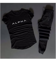 Alpha Siyah EŞ DÜZSİYAH  Eşofman  takımı