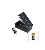 LI-ION CHARGER MS-TYN82  SOLAR - GÜNEŞ ENERJİLİ   2Lİ   PİL ŞARJ  ALETİ  1200mA GO-53-vice 05406