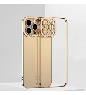 ALLY Fashion Series iPhone 12 Pro Kılıf Renkli Kenar Lazer Çerçeveli Silikon Kı - HPSBYI5707-3