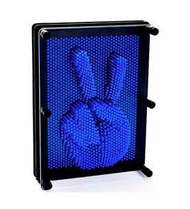 KÜÇÜK BOY 13X10 CM KOYU MAVİ PİN ART BLUE 3D DİMENSİONAL SCULPTURE KOYU MAVİ PİNART 3D ÇİVİ SANATI