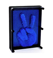 KÜÇÜK BOY 13X10 CM KOYU MAVİ PİN ART BLUE 3D DİMENSİONAL SCULPTURE KOYU MAVİ PİNART 3D ÇİVİ SANATI