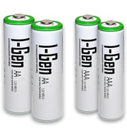 B180 2 Adet AA 2700 mAh Şarjlı Kalem Pil + 2 Adet AAA 900 mAh Şarjlı İnce Kalem Pil 1.2V NI-MH