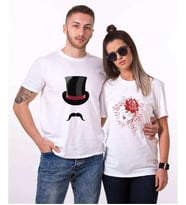Tshirthane Her Beast His Beutiful Sevgili Kombinleri Tshirt Kombini (Tek Ürün Fiyatıdır.)
