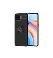 Oppo Reno 4 Lite Uyumlu Kılıf Zore Ravel Silikon Kapak (Siyah)