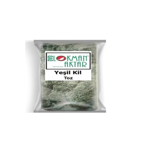 Yeşil Kil Toz 1 Kg, Lokman Aktar
