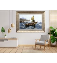 Gümüş Çerçeveli dekoratif Tablo as1424