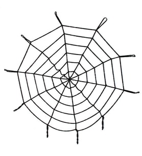 Halloween Cadılar Bayramı Örümcek Ağ Dekor Siyah 1.5 Metre