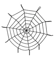 Halloween Cadılar Bayramı Örümcek Ağ Dekor Siyah 1.5 Metre
