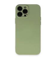 Apple iPhone 13 Pro Kılıf Nano içi Kadife Silikon - Yeşil