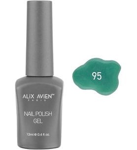 Işıltılı Yeşil Kalıcı Oje 95-Yoğun Renk Veren Jel Oje 12 ml-Nail UV Gel Polish 95