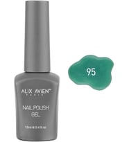 Işıltılı Yeşil Kalıcı Oje 95-Yoğun Renk Veren Jel Oje 12 ml-Nail UV Gel Polish 95