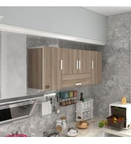 Kenzlife hazır mutfak acus32 crd 060*150*32 mutfak banyo dolabı kapaklı raflı (Karışık)