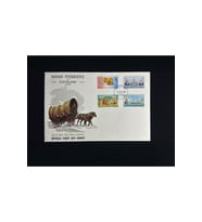 İsle of Man FDC 1975 Manx Pioneers to Cleveland (Ohio) İlk Gün Zarfı