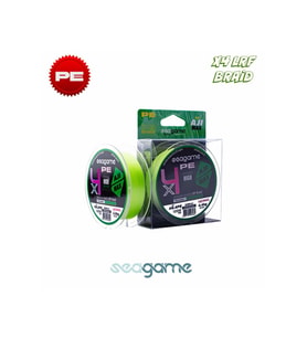 Seagame X4 Aji Max 0.4Pe 125m Fluo Green LRF İp Misinası