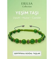 Sertifikalı Yeşim Doğal Taş Bileklik – Huzur, Uyum ve Canlılık Veren Özel Tasarım (Çok Renkli)