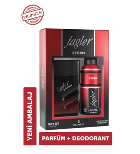 JAGLER Storm Erkek Parfüm Seti ( Edt Parfüm 90 ml & Deodorant 150 ml )