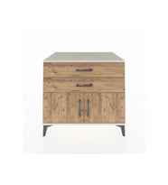 Kronos Şifonyer Tek Raflı 2 Çekmeceli 2 Kapaklı 88x59x80 Aytaşı-Çam