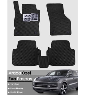 PORSCHE CAYENNE (2018-2024) Uyumlu EVA Paspas Tam Set–Araca Özel,Oto Paspas