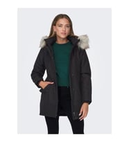 Only Kadın Kapüşonlu Uzun Parka Mont - 15300633